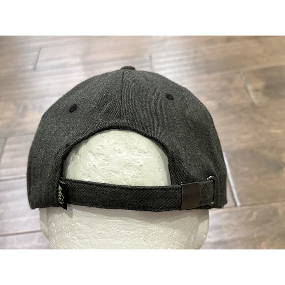 REI Mens Gray Limited Members Edition Goods Patch Adjustable Strapback Hat Cap - Picture 6 of 8